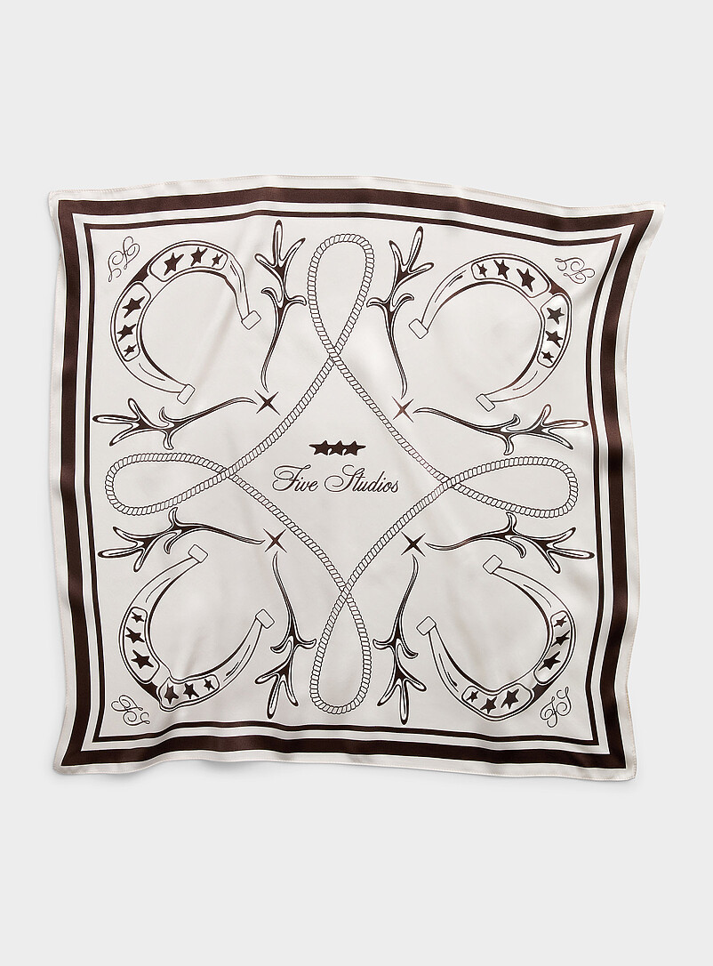 Western pattern tie scarf product image 2