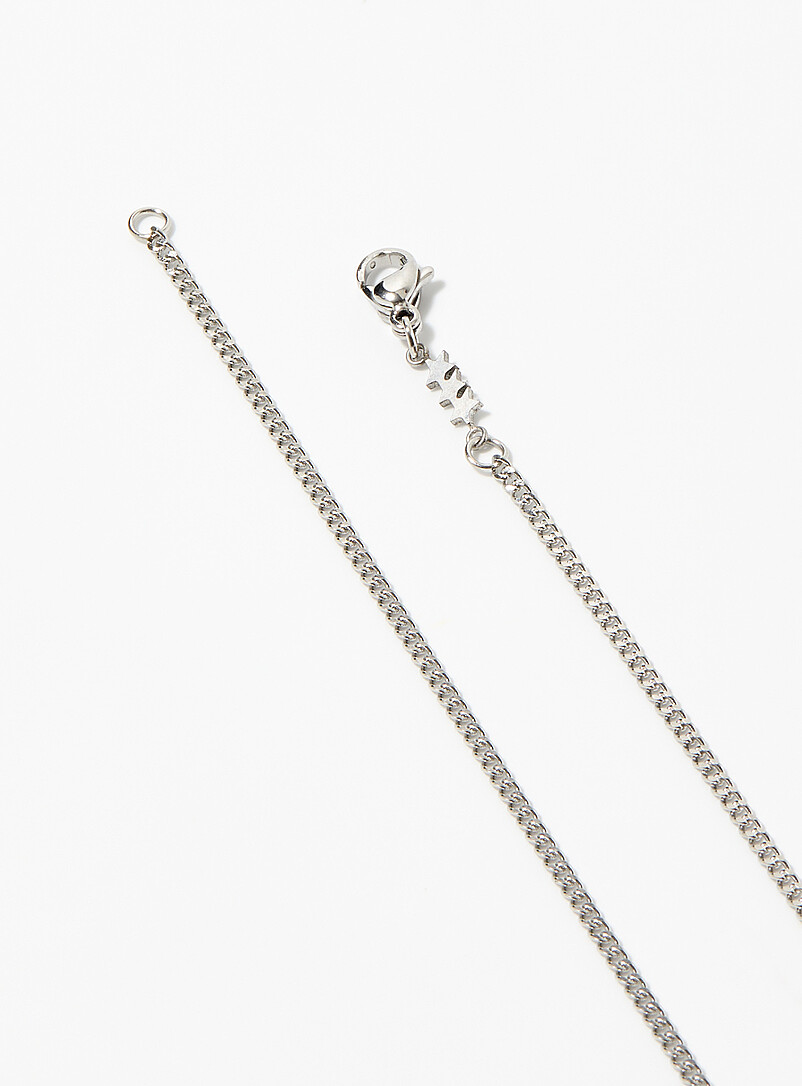 Encrusted stone pendant necklace product image 2
