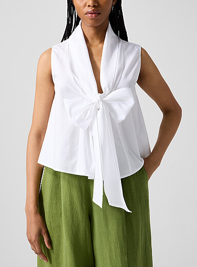 Eliza Faulkner White Annette blouse for women