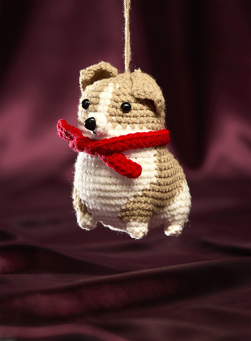 Collier De Noël Tricoté Pour Chien Ou Chat - Bavoir En Laine Crocheté Main - Taille S, M, L - Cadeau Festif Pour Animal - 11