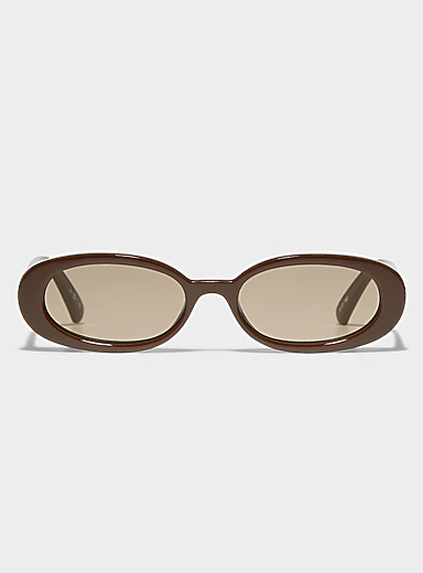 Outta Love narrow oval sunglasses