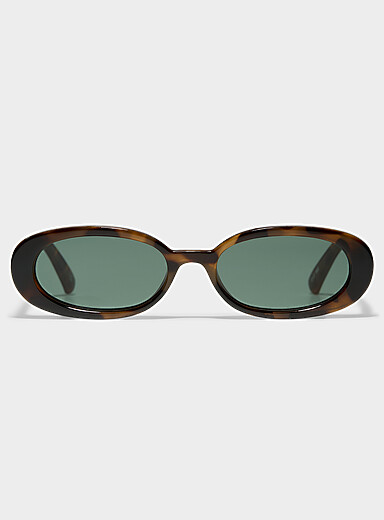 Les lunettes de soleil &eacute;troites ovales Outta Love