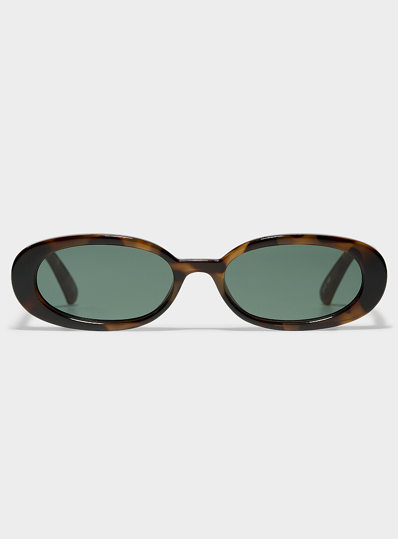 Outta Love Narrow Oval Sunglasses