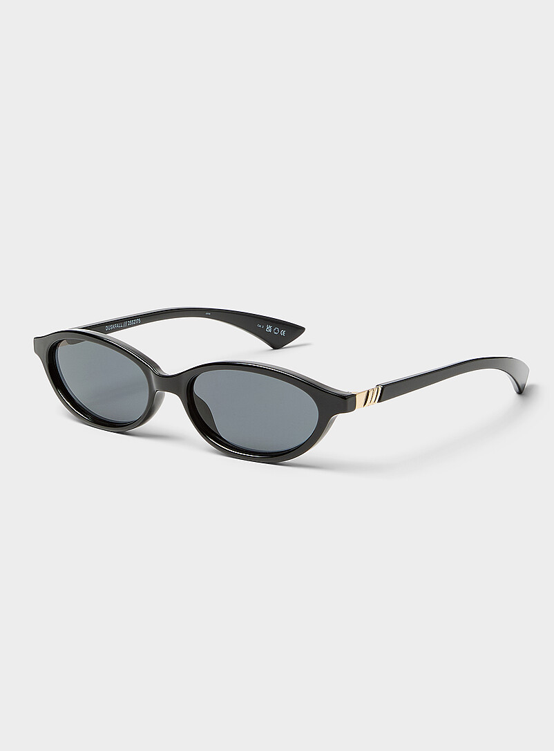 Duskfall Pointed Oval Sunglasses