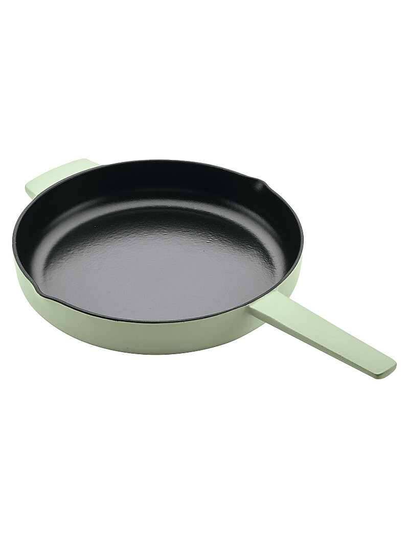 Pastel enamelled cast-iron pouring spout pan 30 cm product image 2