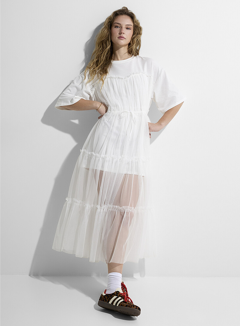 Simons Ruffle Robe Nouveautés Robes pour Femme | Simons Canada