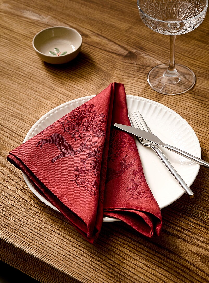 Serviette De Table Tissu Foir Fouille