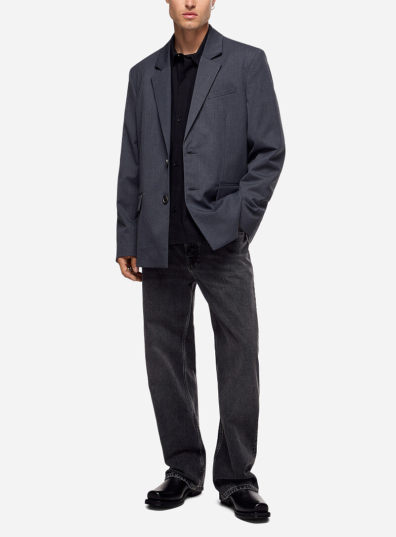 Steve straight-leg grey jean product image (primary)