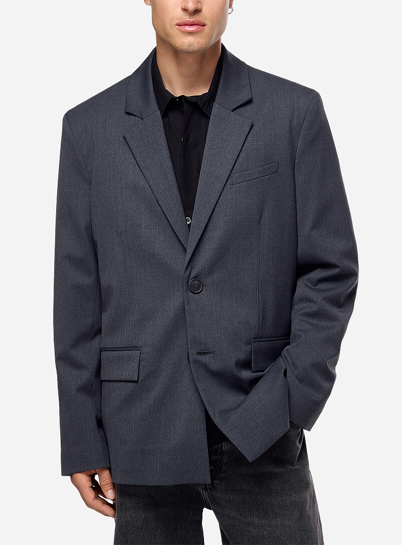 Frank Heathered Grey Blazer