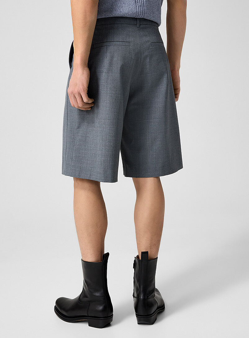 Liam heathered grey Bermuda short product image 3