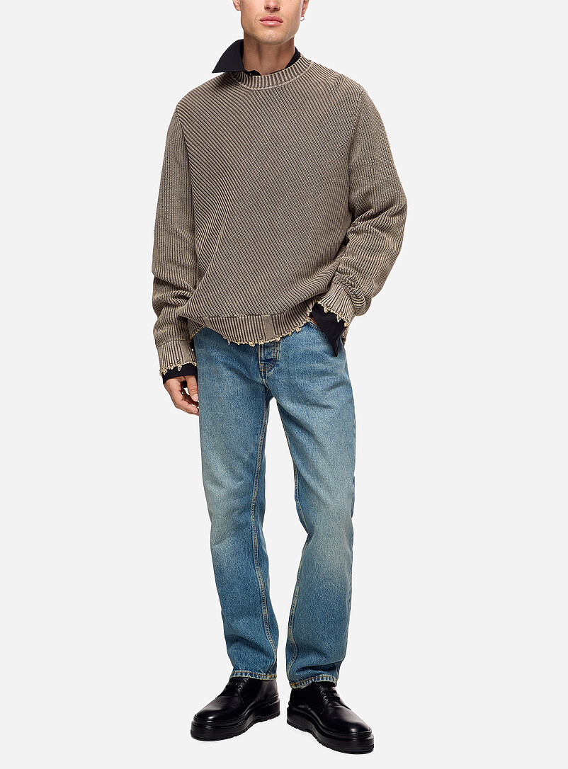 Bently distressed trim sweater product image 2