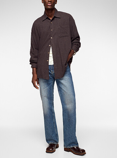 Our Legacy: Le jean Carlson taches de boue Bleu pour homme