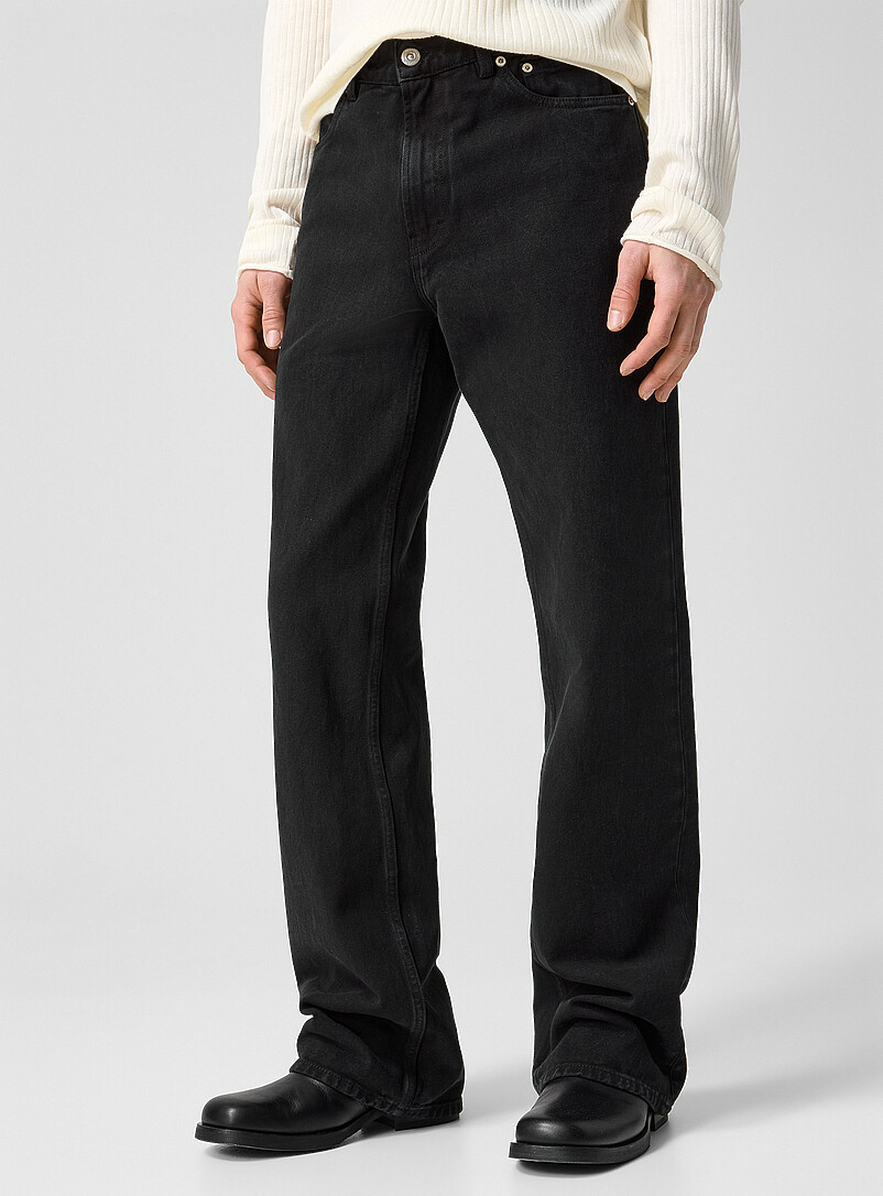 Our Legacy Black Carlson faded black jean for men