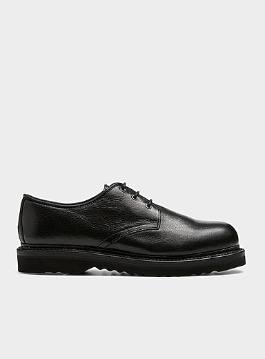 Our Legacy Black Trampler supple leather derby shoes Men for men