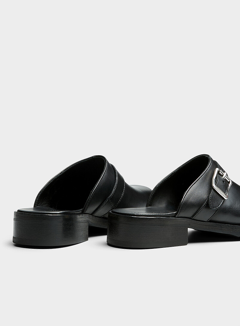 Camion black leather mule Men product image 2