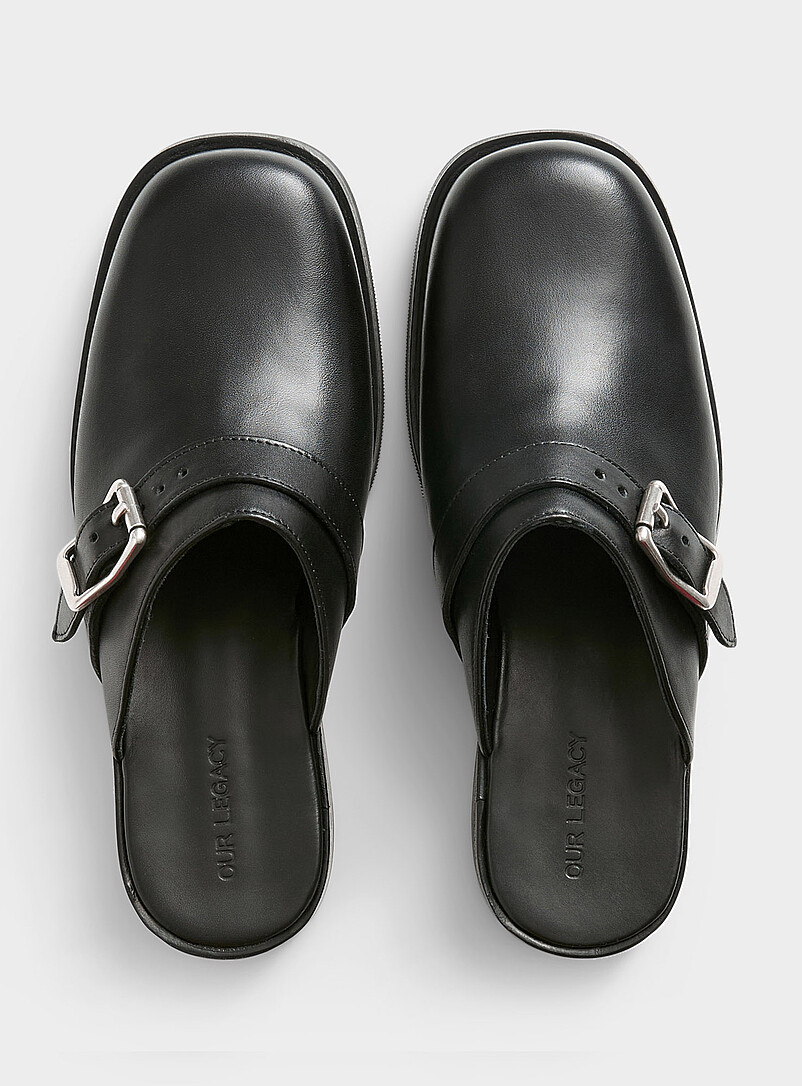 Camion black leather mule Men product image 3