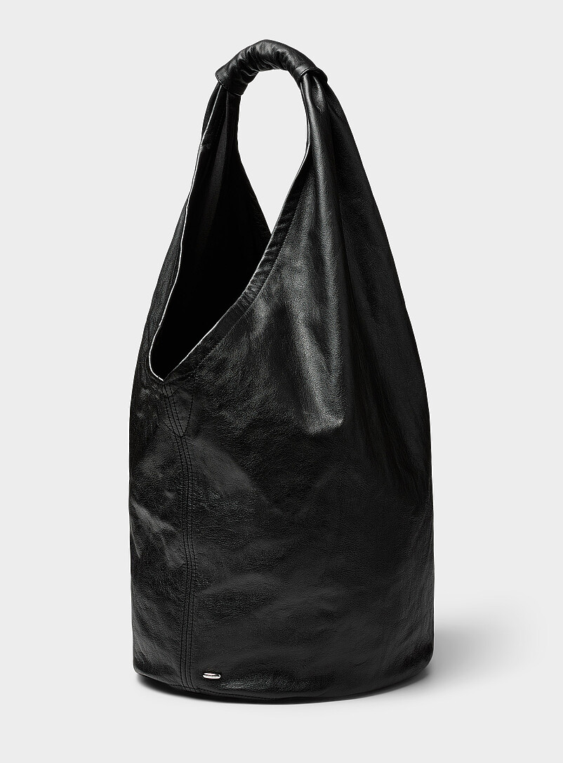 Drip leather handbag product image 2