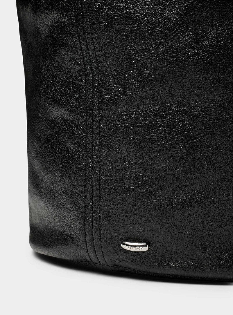 Drip leather handbag product image 3