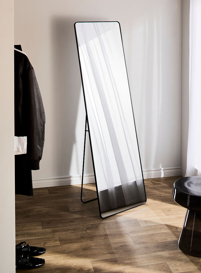 Rectangular Rounded Mirror On A Stand Rectangular standing mirror with rounded corners | Simons Maison | | Simons