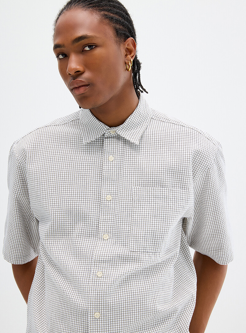 Magnus micro-check shirt | Redefined rebel | Shop Men's Patterned