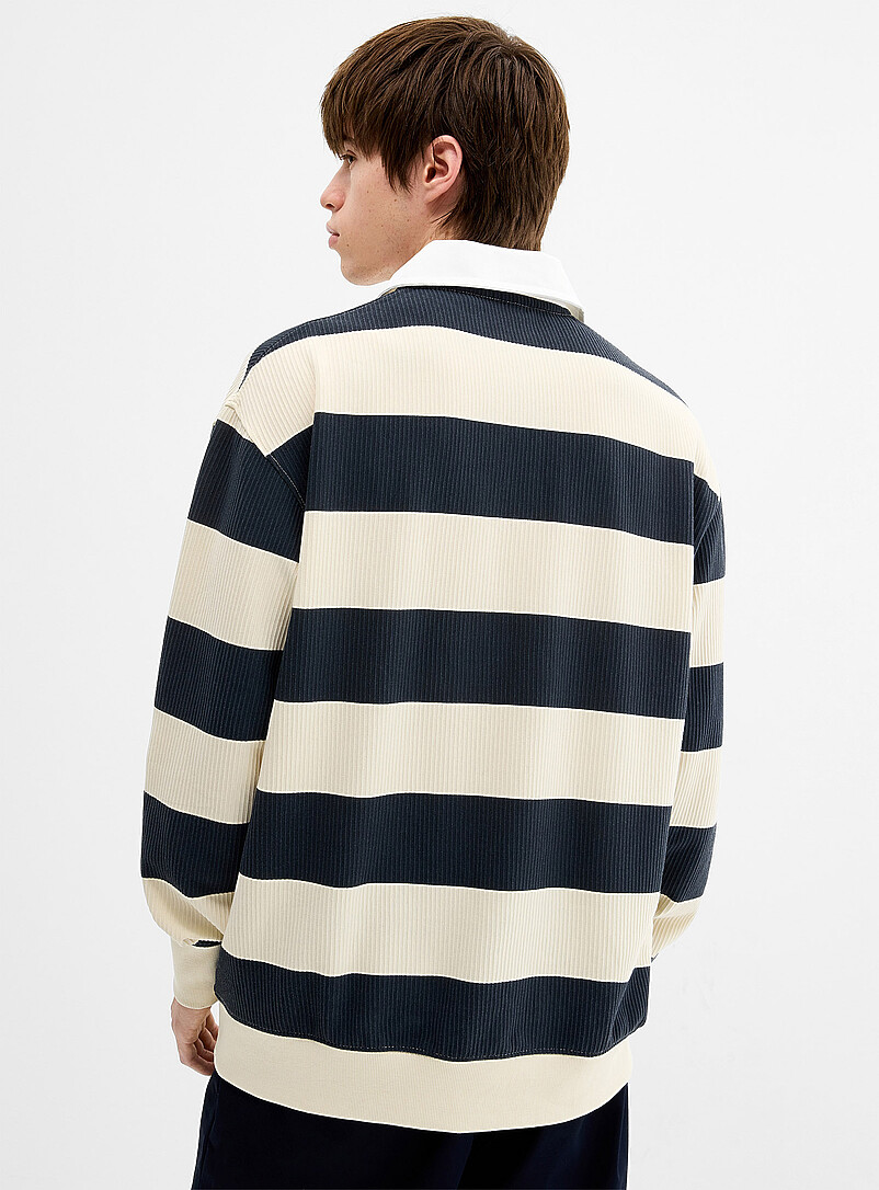 Ribbed texture rugby polo product image 3