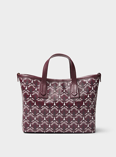 Malborough Iphis burgundy small bag <b>Made with Liberty Fabric</b>