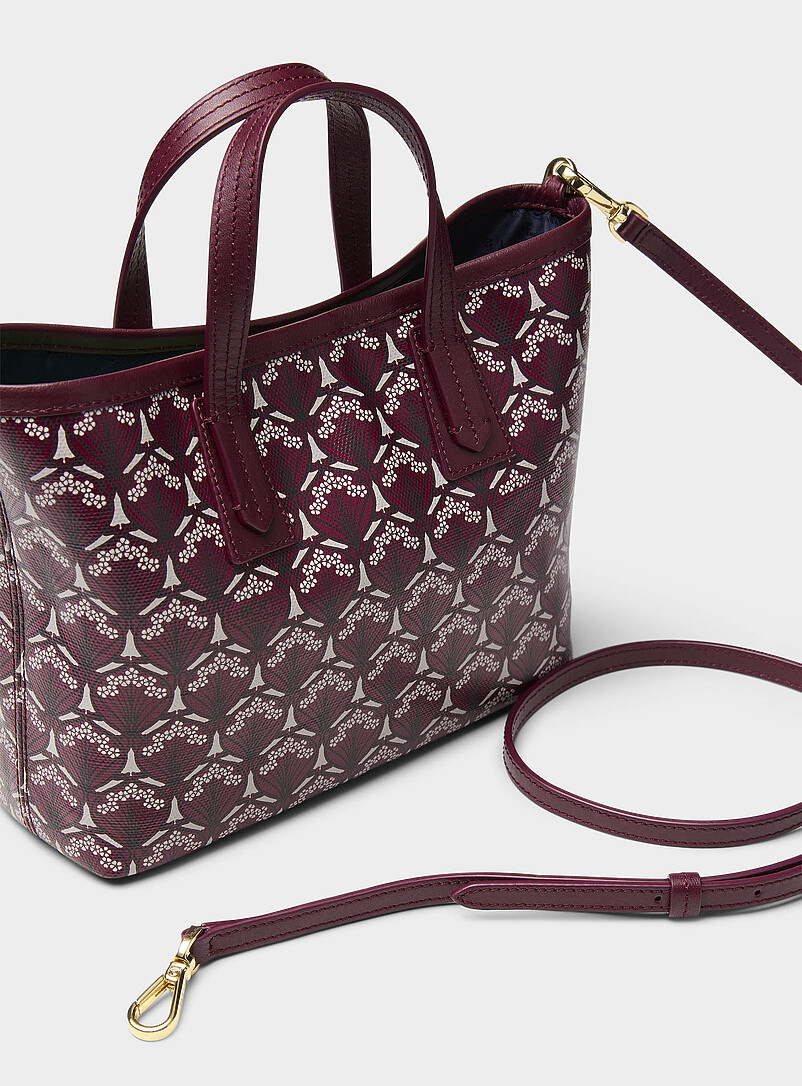 Liberty Burgundy Malborough Iphis burgundy small bag <b>Made with Liberty Fabric</b> for women