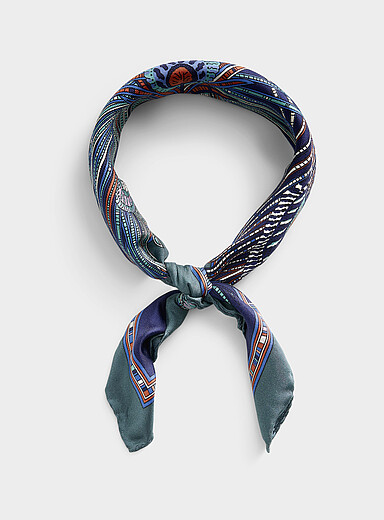 Hera Bunch silk scarf <b>Made with Liberty Fabric</b>