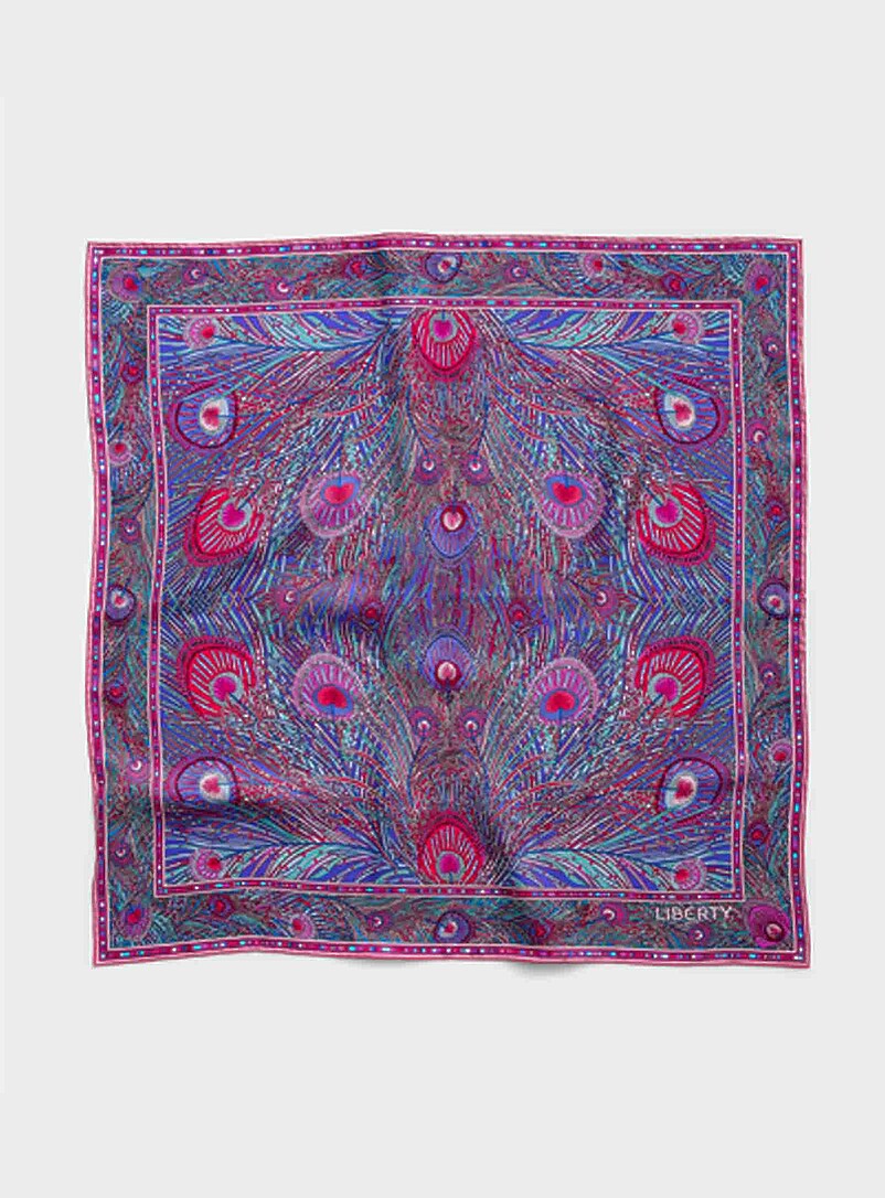 Hera pure silk scarf Made with Liberty Fabric product image (primary)