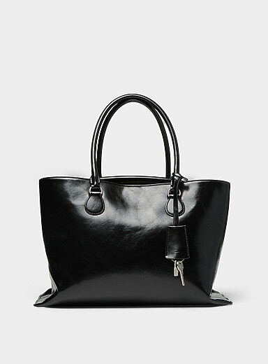 Le fourre-tout cuir lustr&eacute; Shell Brot
