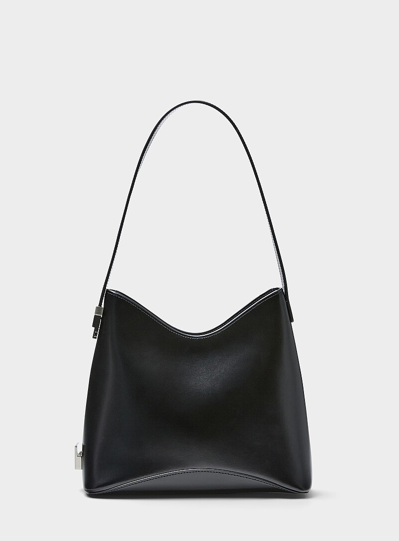 Egg ebony leather mini-bag product image (primary)