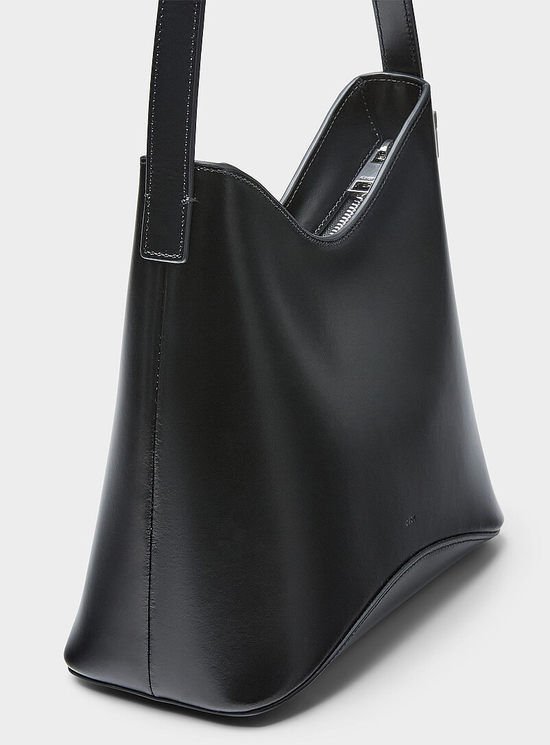 Egg ebony leather mini-bag product image 2