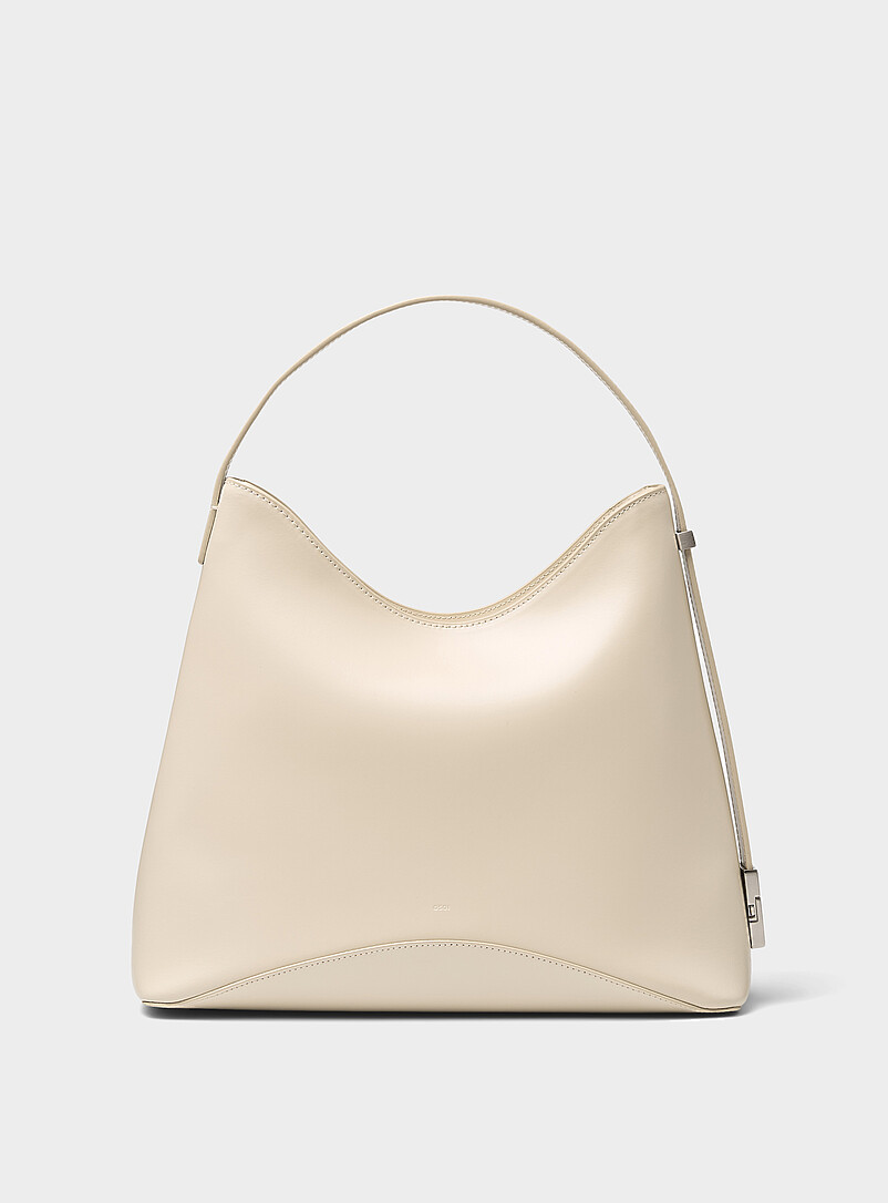 Egg smooth ecru leather bag product image (primary)