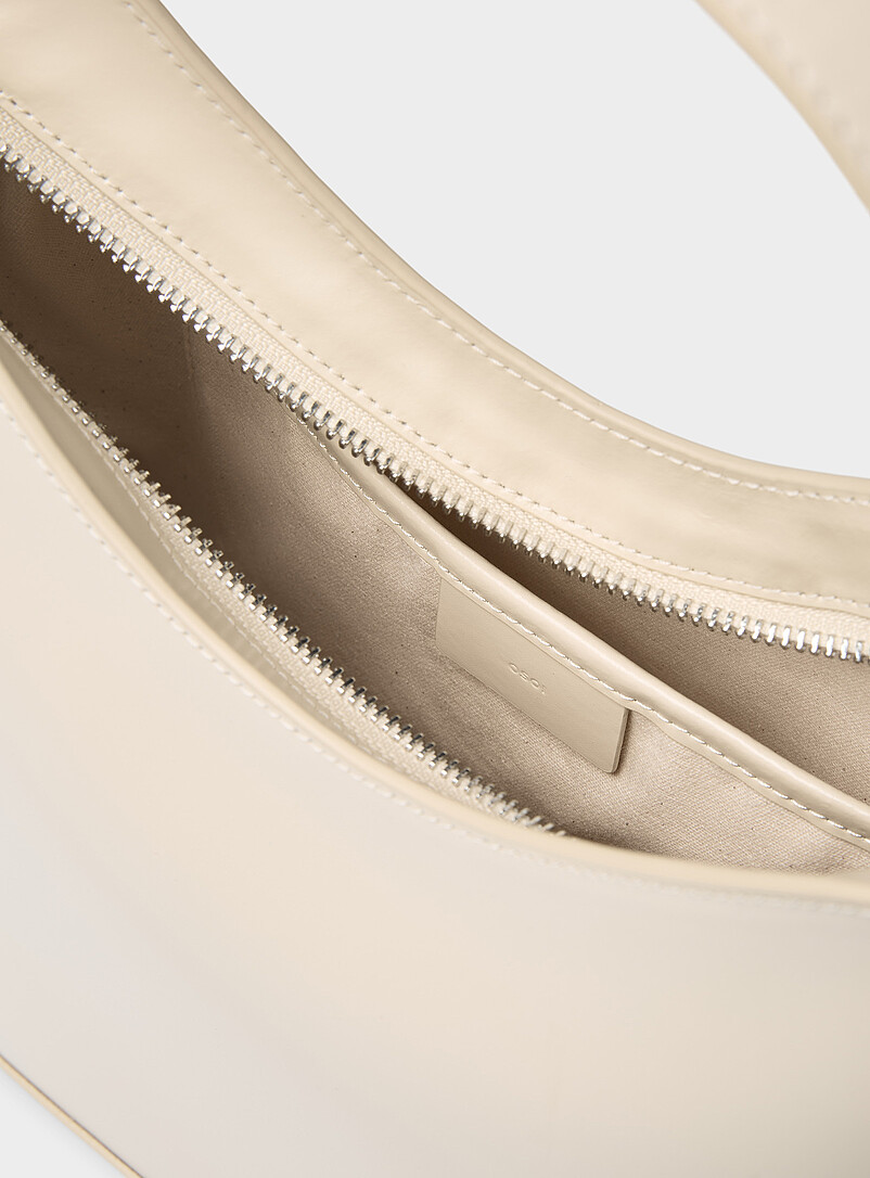 Egg smooth ecru leather bag product image 3