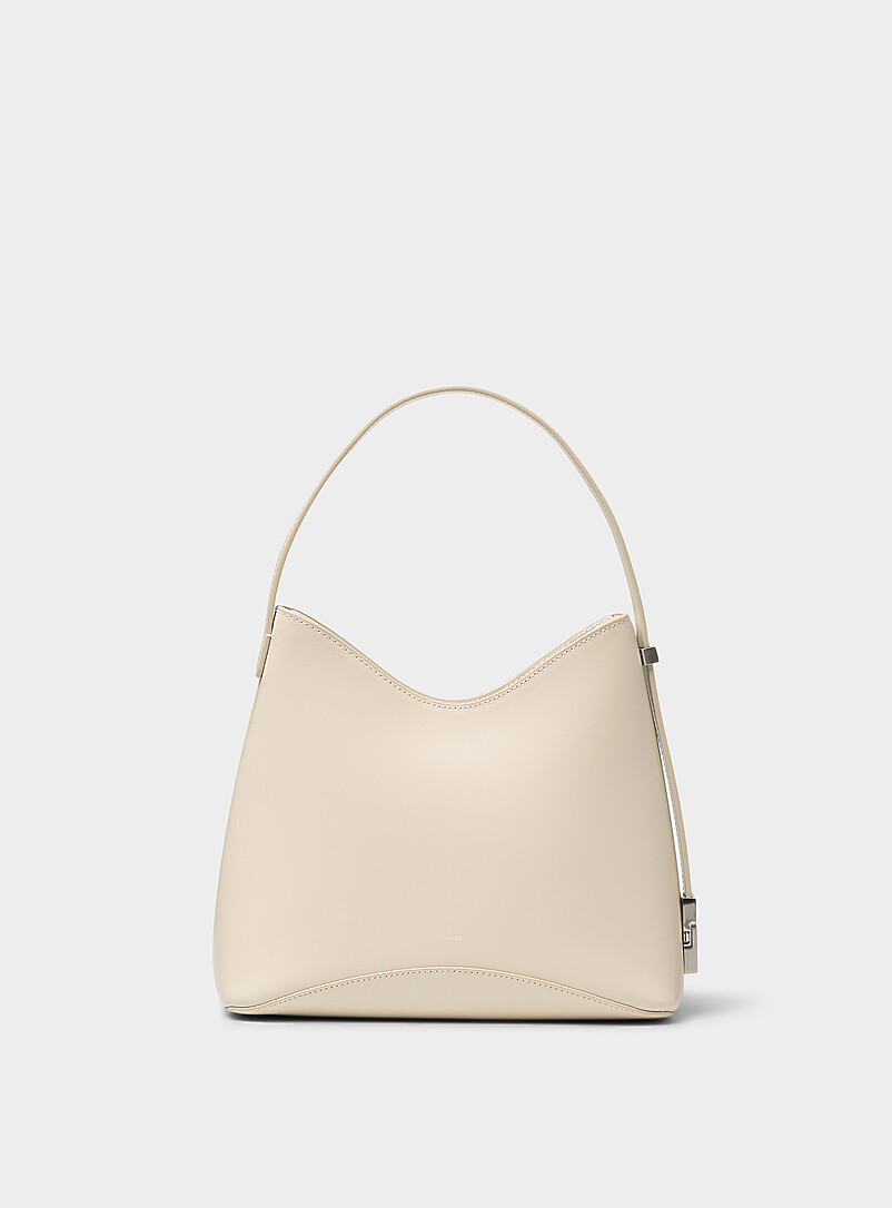 Egg ecru leather mini-bag product image (primary)