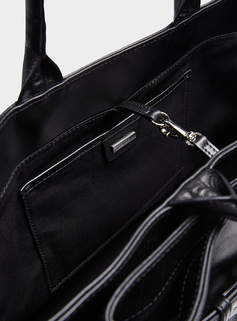 Brocle large glossy leather tote bag product image 3