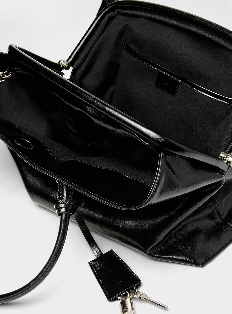 Shell Brot glossy leather tote bag product image 3