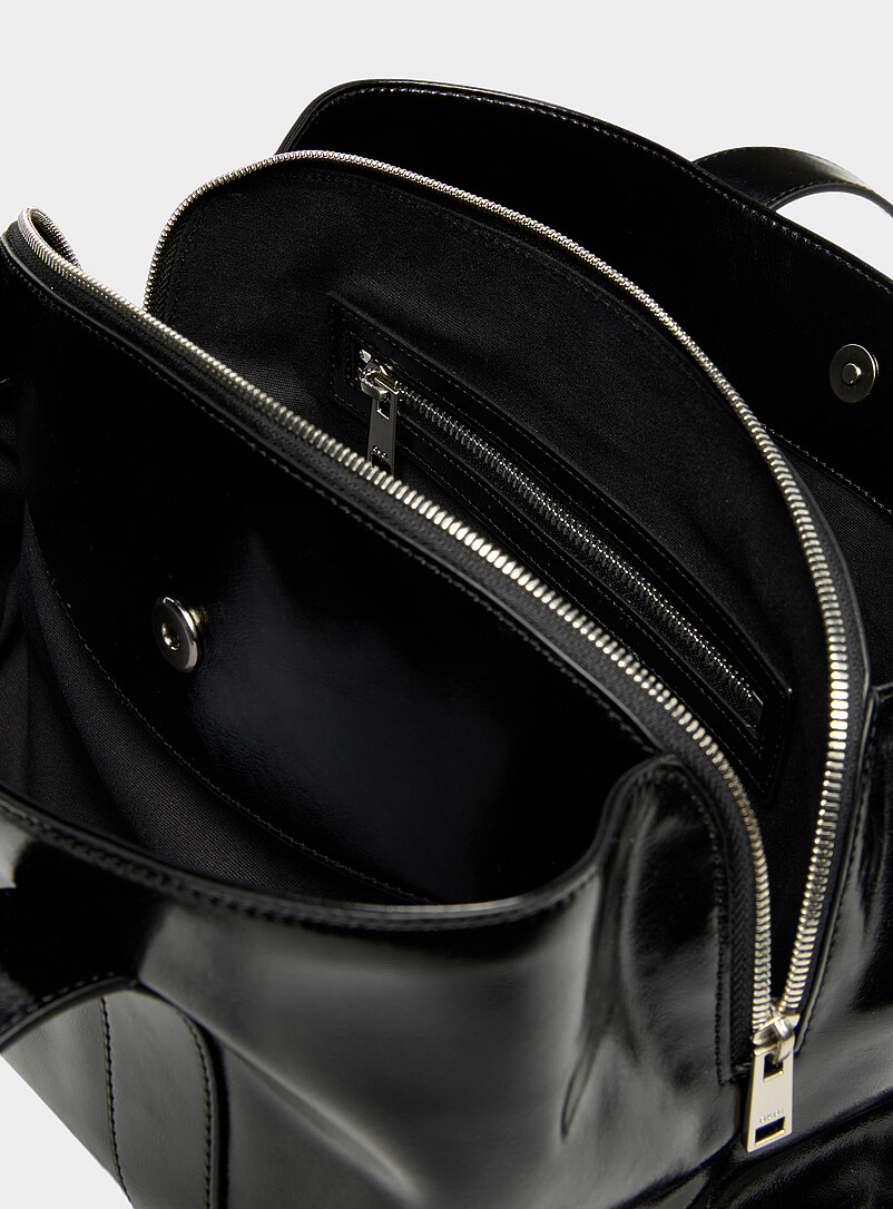 Shell Duffel glossy leather shoulder bag product image 3