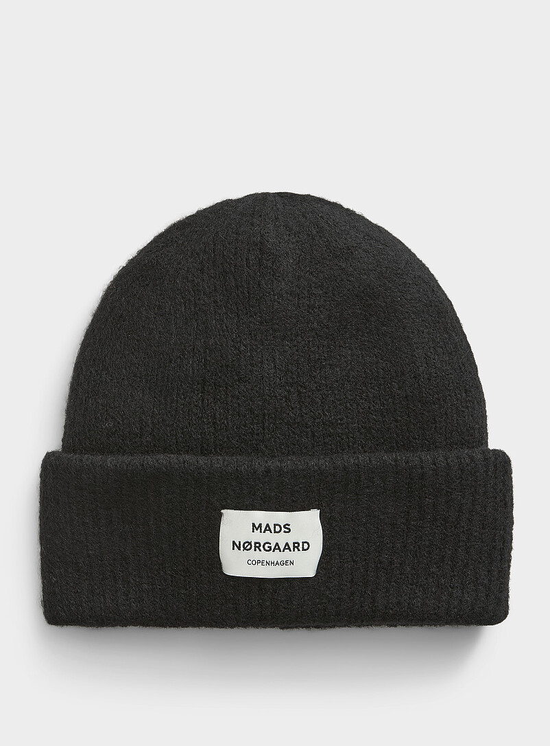 Logo ribbed cuff tuque | Mads Norgaard | Women's Tuques, Berets