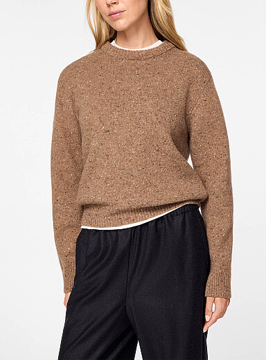 Rohe Taupe Taupe wool crew-neck sweater for women