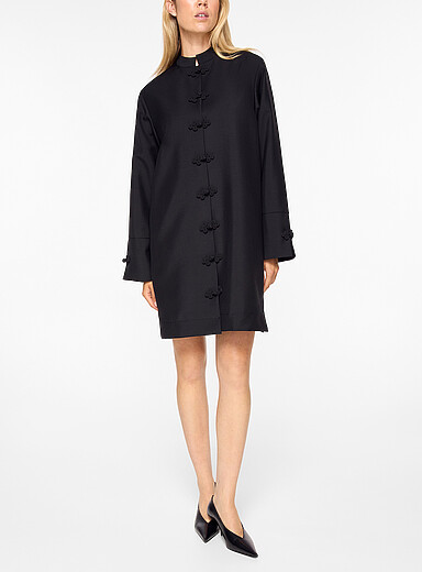 Rohe Black Pankou button dress for women