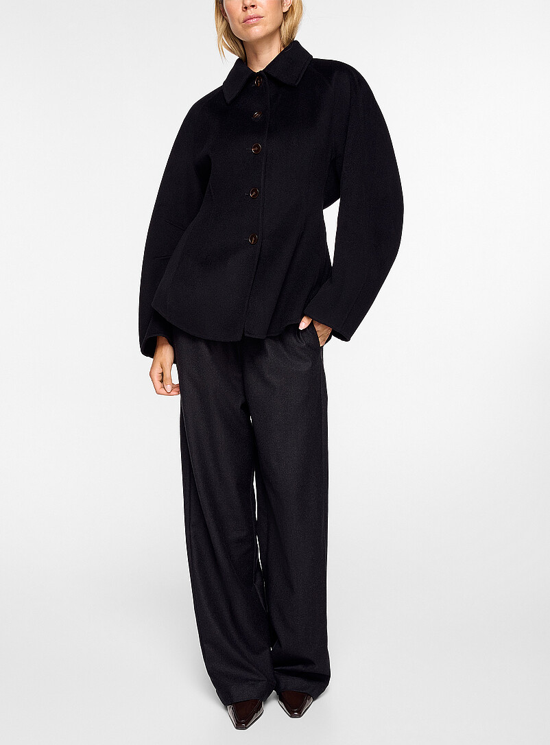 Double-faced wool fitted jacket product image 2