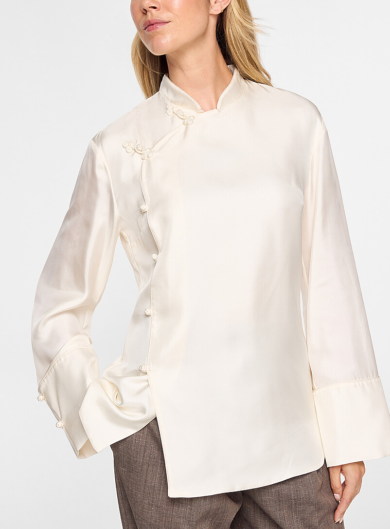 Pure silk pankou blouse product image 2