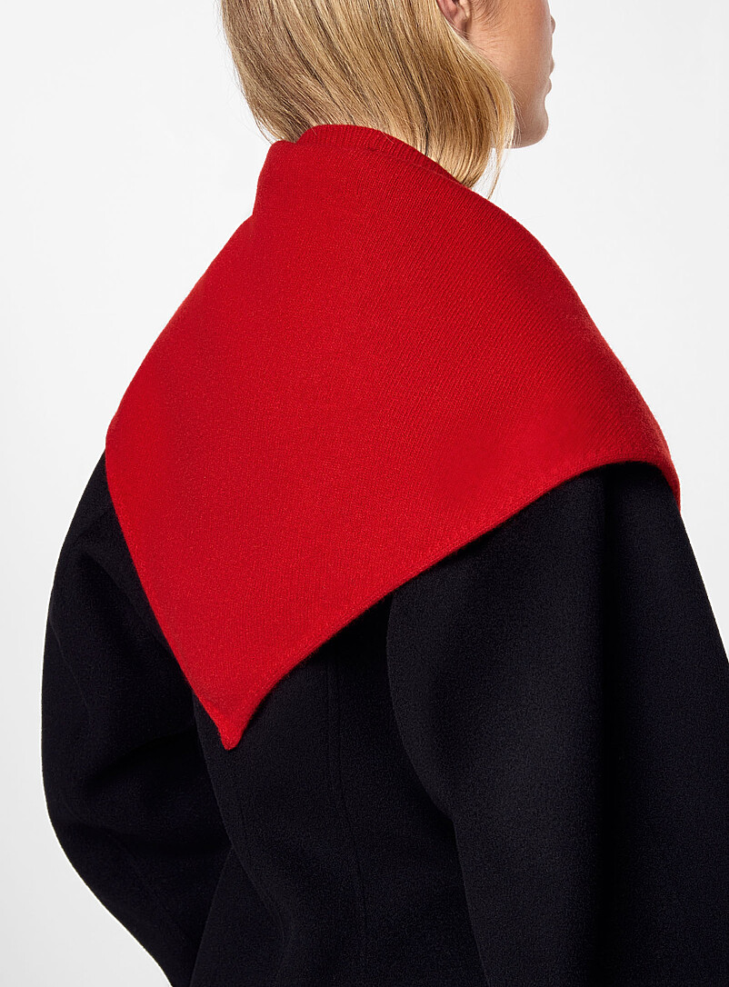 Small triangular wool scarf product image 2