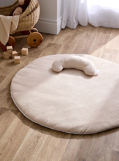 Waffle play mat and cushion duo Kids