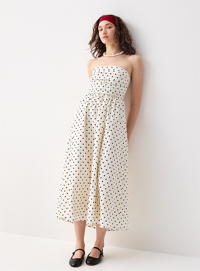 Polka-dotted maxi tube dress | Needii | Sundress | Simons Polka-dotted maxi tube dress | Needii | Sundress | Simons
