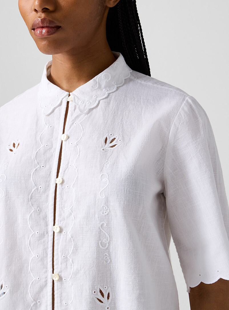 Organic cotton and linen blend Clea blouse product image 2
