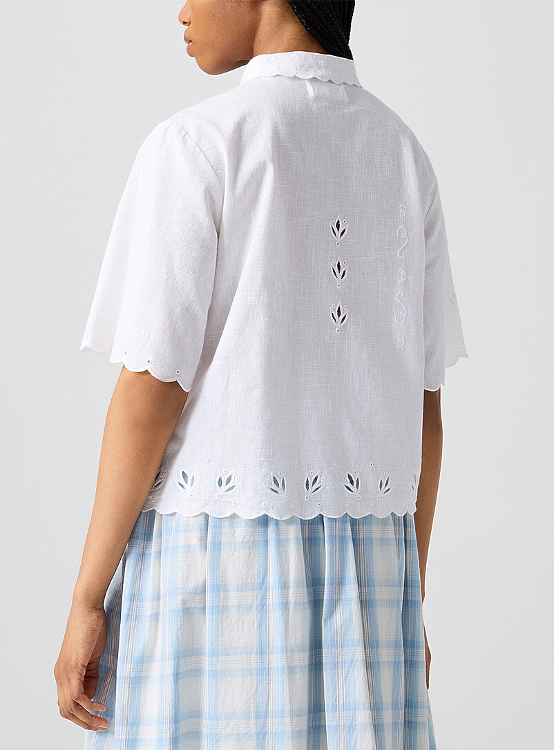 Organic cotton and linen blend Clea blouse product image 3