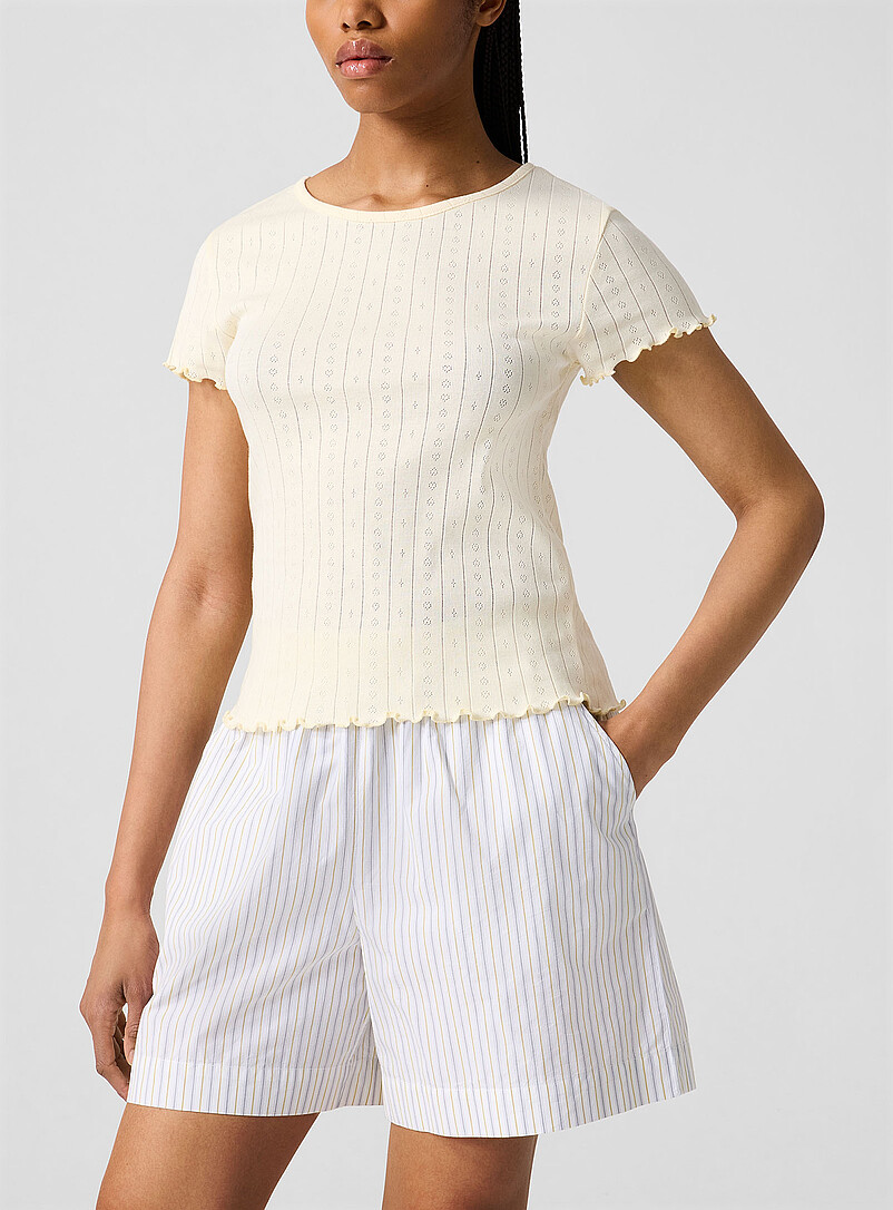 Ana Pointelle T-Shirt