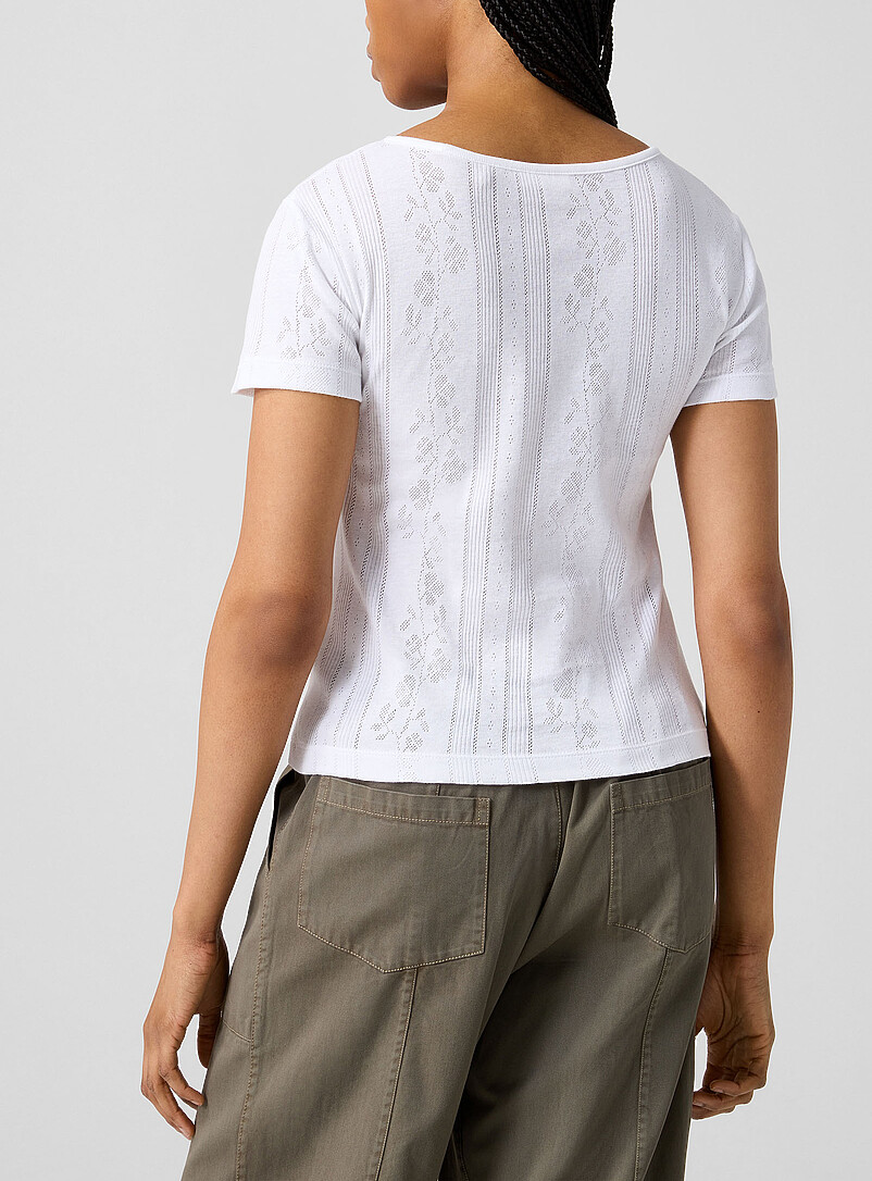 Anna floral pointelle T-shirt product image 3